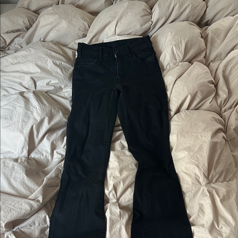 MOTHER Black Denim Jeans